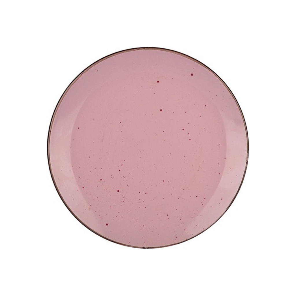 Тарілка Limited Edition Terra 20 см Десертна Рожева (YF6007-2) - фото 1