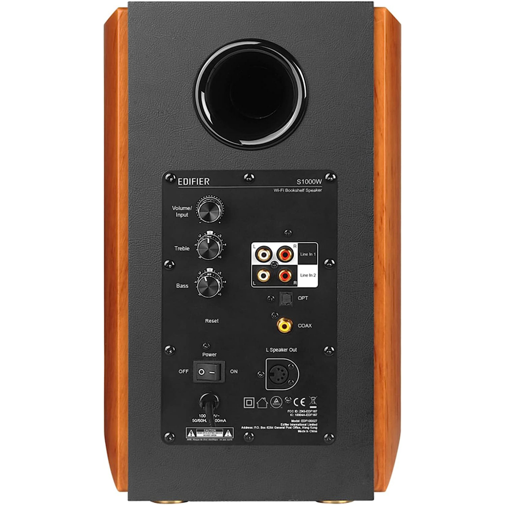 Акустична система Edifier S1000W 120W Bluetooth Wi-Fi Hi-Res Brown (S1000W) - фото 3 Акустична система Edifier S1000W 120W Bluetooth Wi-Fi Hi-Res Brown (S1000W) - фото 3