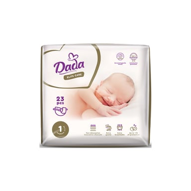 Підгузки Dada Elite Care Newborn 1 (2-5 кг) 23 шт (4820174981075) - фото 1