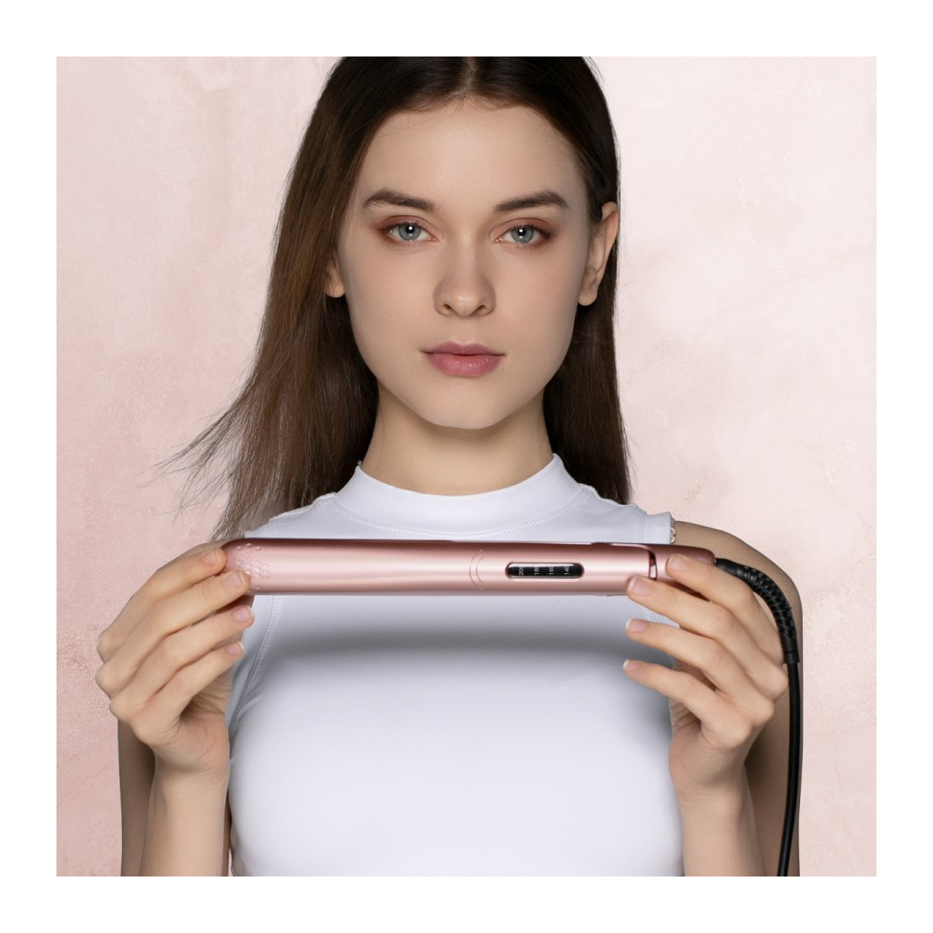Вирівнювач для волосся Xiaomi Enchen Hair Curling Iron Enrollor Pink / White EU - фото 3 Вирівнювач для волосся Xiaomi Enchen Hair Curling Iron Enrollor Pink / White EU - фото 3