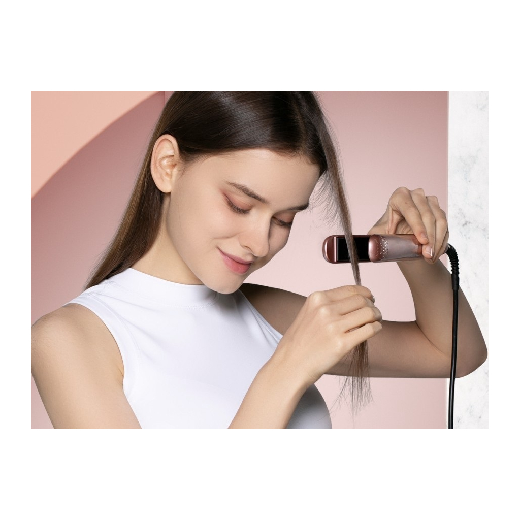 Вирівнювач для волосся Xiaomi Enchen Hair Curling Iron Enrollor Pink / White EU - фото 4 Вирівнювач для волосся Xiaomi Enchen Hair Curling Iron Enrollor Pink / White EU - фото 4
