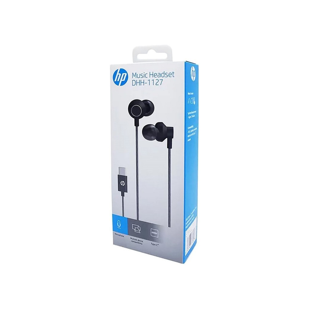 Навушники HP DHH-1127 Type-C Black (DHH-1127C-BK) - фото 4 Навушники HP DHH-1127 Type-C Black (DHH-1127C-BK) - фото 4