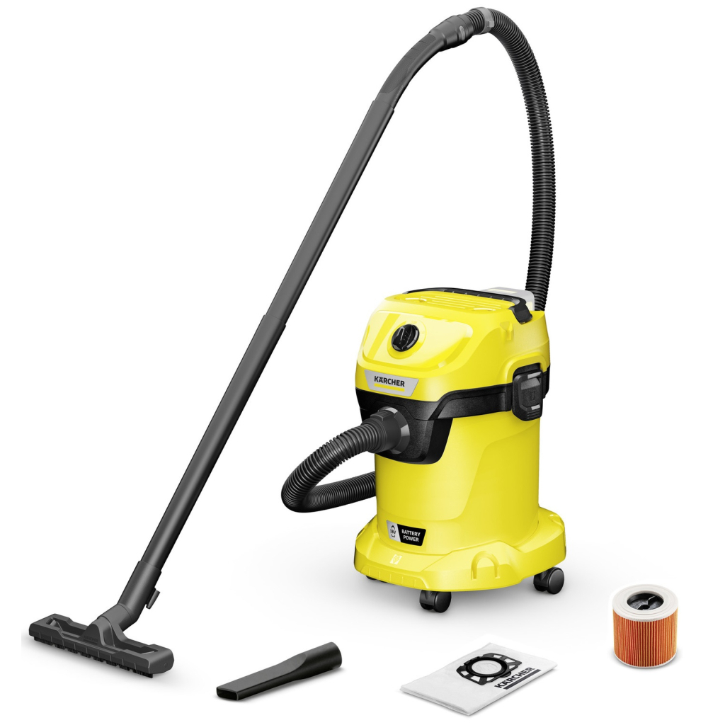 Пилосос будівельний Karcher WD 3-18 17л, 18В, (без АКБ та ЗП) (1.628-550.0) - фото 1