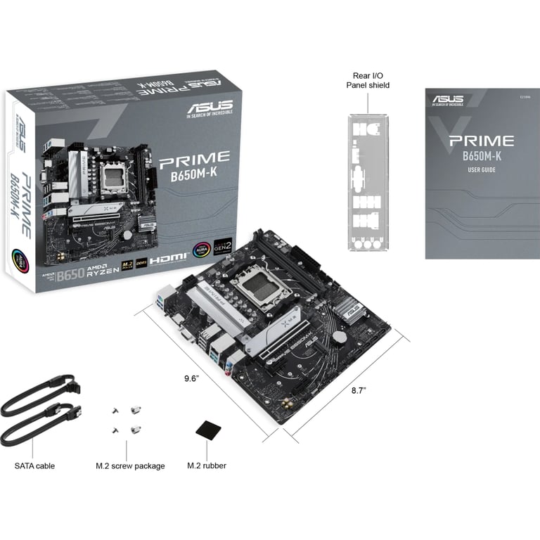 Материнська плата ASUS PRIME B650M-K - фото 7