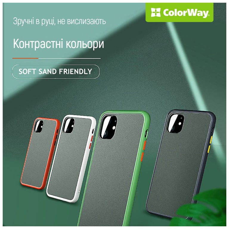 Чохол до мобільного телефона ColorWay Smart Matte Xiaomi Redmi 12 black (CW-CSMXR12-BK) - фото 11