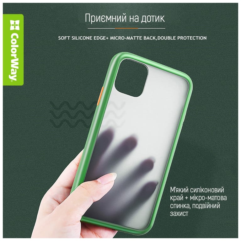 Чохол до мобільного телефона ColorWay Smart Matte Xiaomi Redmi 12 black (CW-CSMXR12-BK) - фото 2