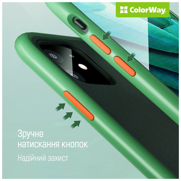 Чохол до мобільного телефона ColorWay Smart Matte Xiaomi Redmi 12 black (CW-CSMXR12-BK) - фото 8