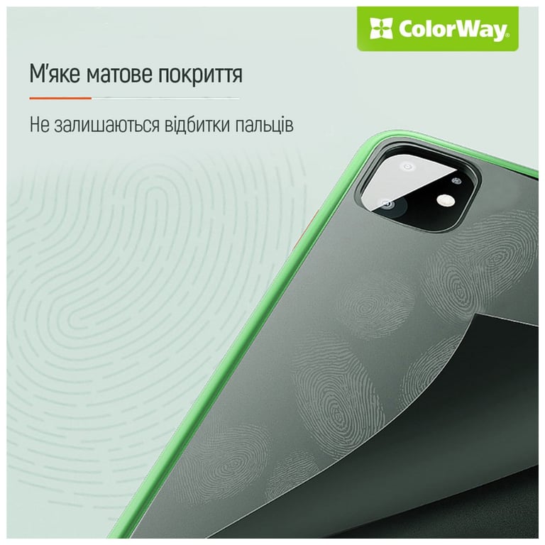 Чохол до мобільного телефона ColorWay Smart Matte Xiaomi Redmi 12 black (CW-CSMXR12-BK) - фото 9