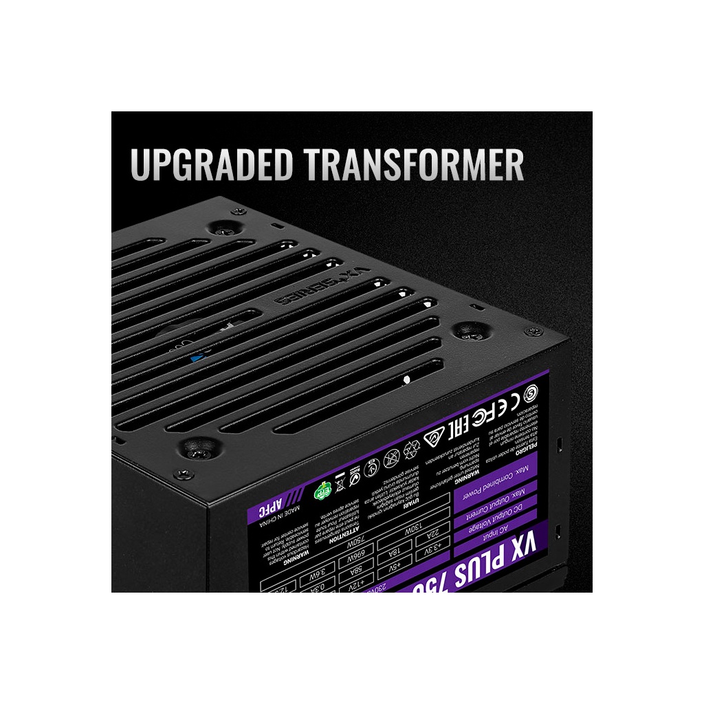 Блок живлення AeroCool 750W VX Plus 750 (ACPN-VS75AEY.11) - фото 8 Блок живлення AeroCool 750W VX Plus 750 (ACPN-VS75AEY.11) - фото 8