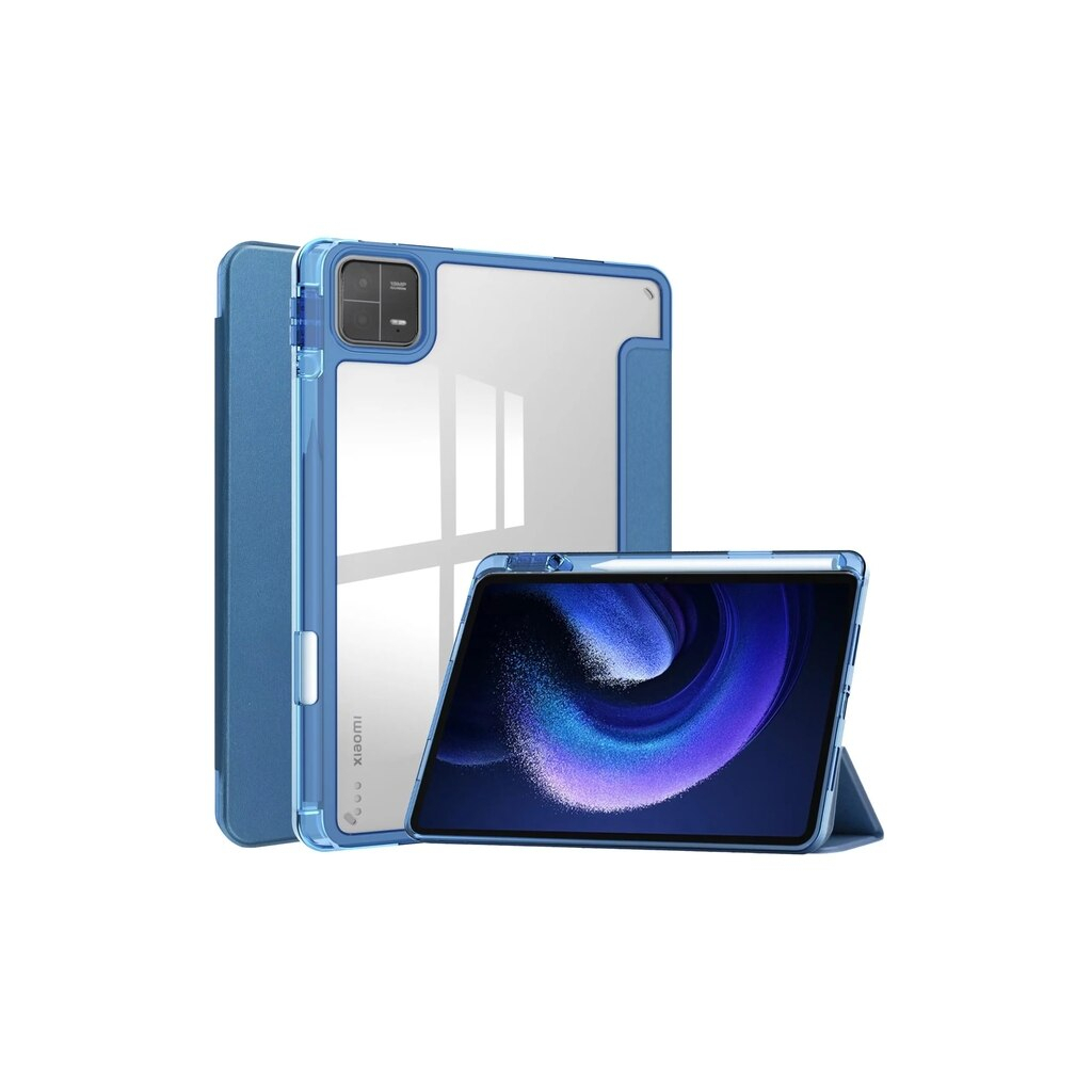 Чохол до планшета BeCover TPU Edge stylus mount Xiaomi Mi Pad 6 / 6 Pro 11" Blue (709559) - фото 3 Чохол до планшета BeCover TPU Edge stylus mount Xiaomi Mi Pad 6 / 6 Pro 11" Blue (709559) - фото 3