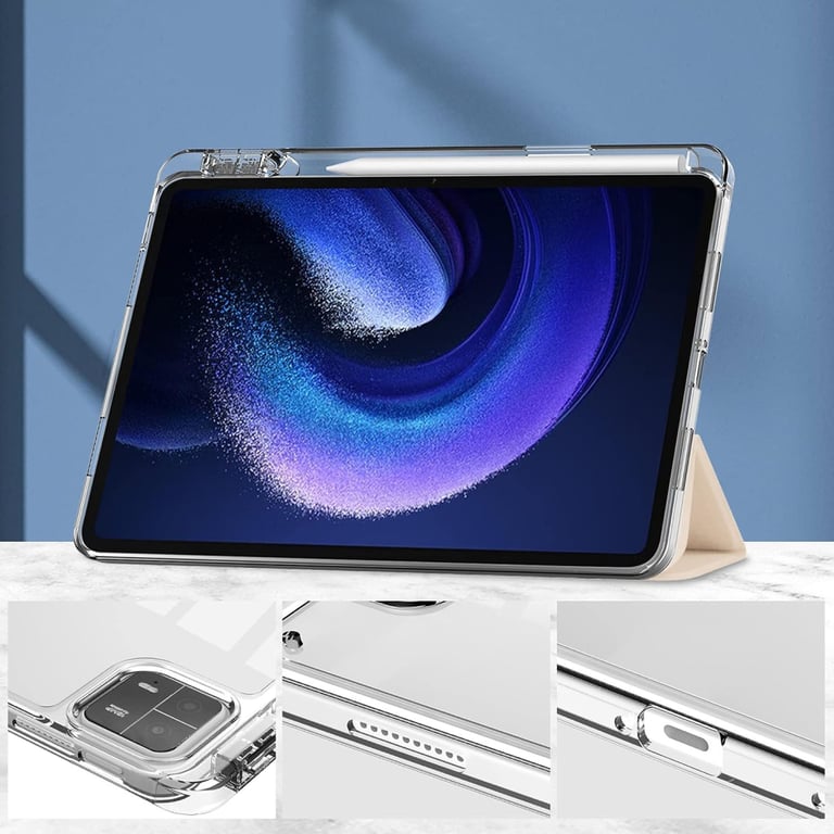 Чохол до планшета BeCover TPU Edge stylus mount Xiaomi Mi Pad 6 / 6 Pro 11" Rose Gold (709557) - фото 6