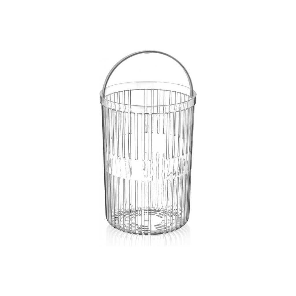 Харчовий контейнер Irak Plastik Fresh круглий 1,5 л з друшляком прозорий (5376) - фото 2 Харчовий контейнер Irak Plastik Fresh круглий 1,5 л з друшляком прозорий (5376) - фото 2