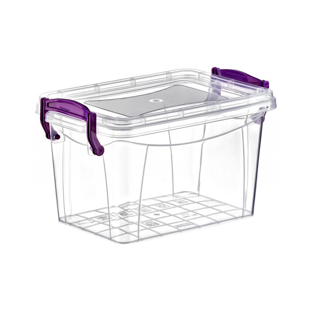 Харчовий контейнер Irak Plastik Hide прямокутний 1 л прозорий (5211) - фото 1