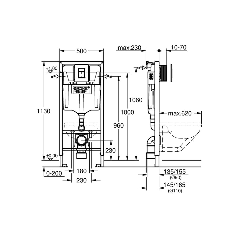 Інсталяція Grohe QuickFix 39930000 (CV030563) - фото 3
