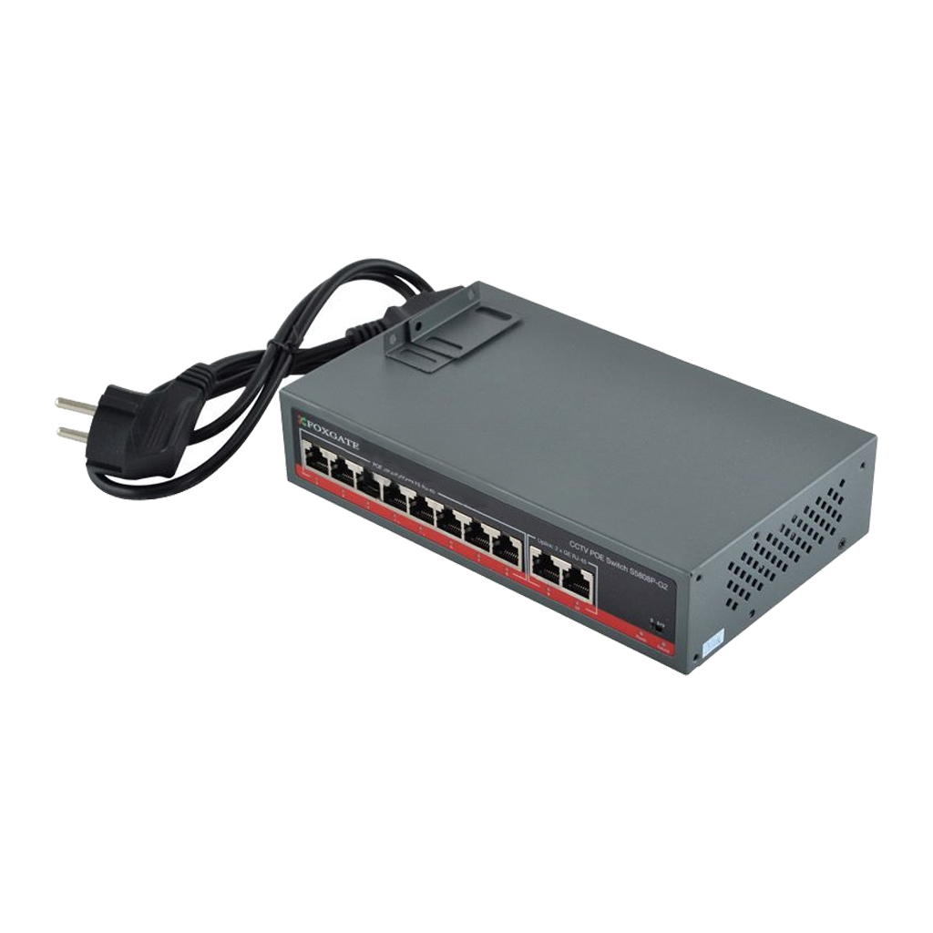 Комутатор мережевий FoxGate S5808P-G2 - фото 4 Комутатор мережевий FoxGate S5808P-G2 - фото 4