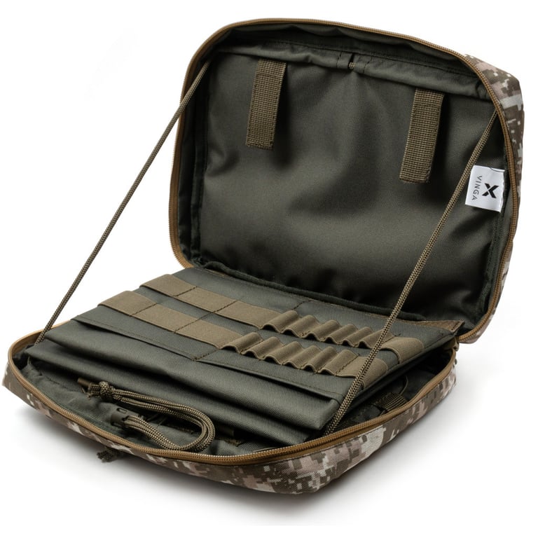 Чохол до планшета Vinga Tactical Military universal 10-11" MOLLE, Oxford 600D, pixel (VTB11UTMOP) - фото 3