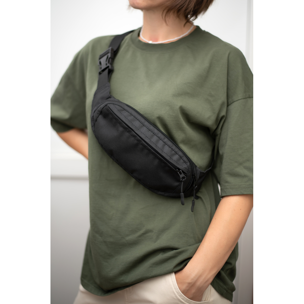 Сумка-бананка Vinga SM Black, Oxford 600D (VBSO600BK) - фото 5 Сумка-бананка Vinga SM Black, Oxford 600D (VBSO600BK) - фото 5