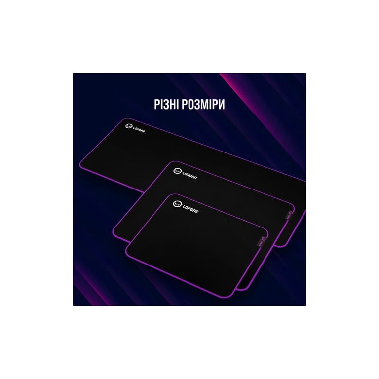 Килимок для мишки Lorgar Main 315 Black/Purple (LRG-GMP315) - фото 11