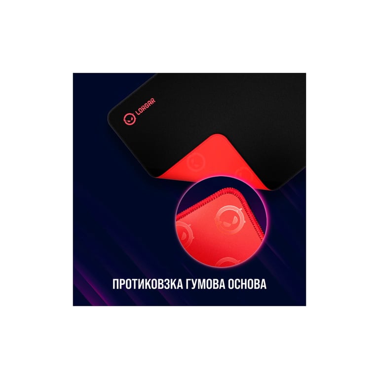Килимок для мишки Lorgar Main 323 Black/Red (LRG-GMP323) - фото 8