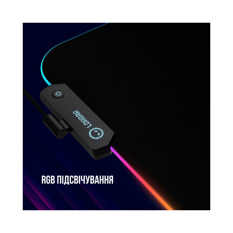 Килимок для мишки Lorgar Steller 913 RGB USB Black (LRG-GMP913) - фото 8