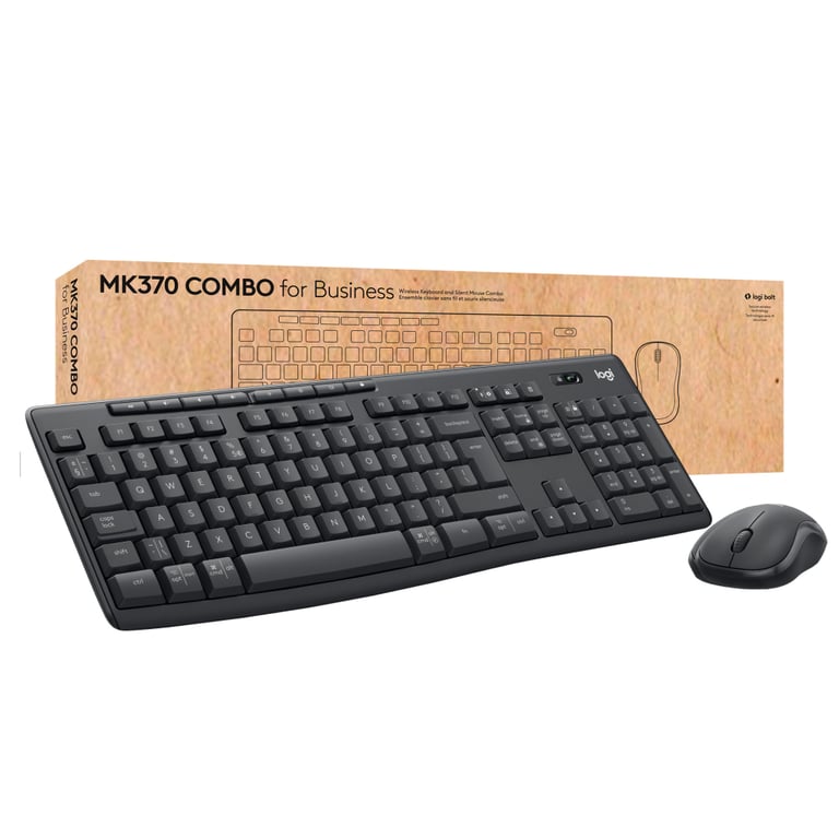 Комплект Logitech MK370 for Business Wireless UA Black (920-012077) - фото 7