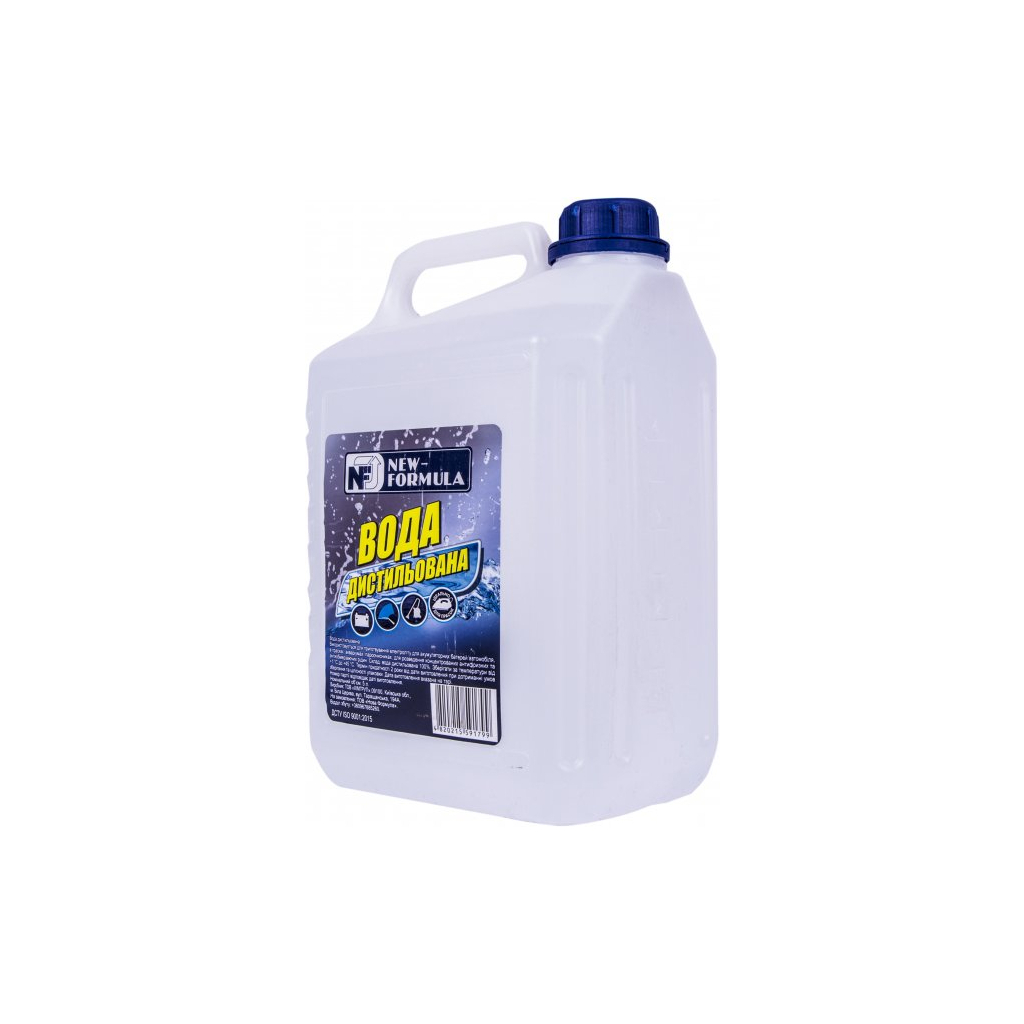 Вода дистильована NEW FORMULA 5л (4820215591799) - фото 2 Вода дистильована NEW FORMULA 5л (4820215591799) - фото 2