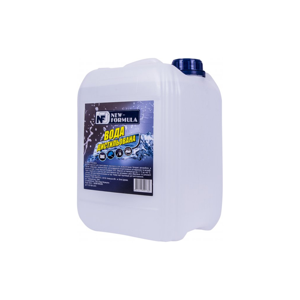 Вода дистильована NEW FORMULA 10л (4820215591782) - фото 2 Вода дистильована NEW FORMULA 10л (4820215591782) - фото 2