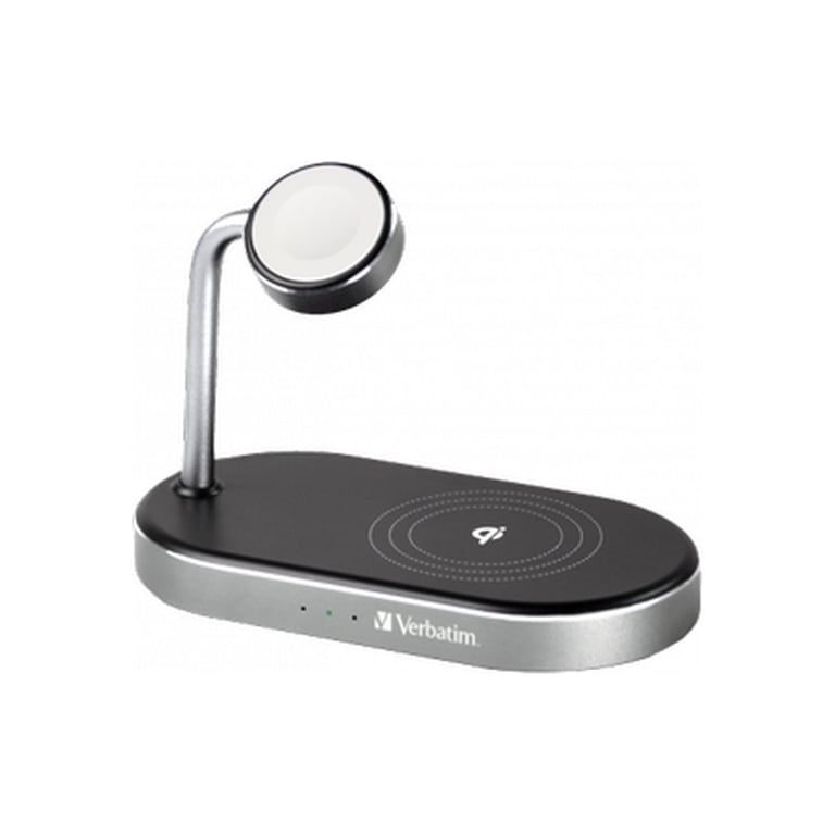 Зарядний пристрій Verbatim 3in1 Apple Watch and iPhone Charging Stand (49556) - фото 1