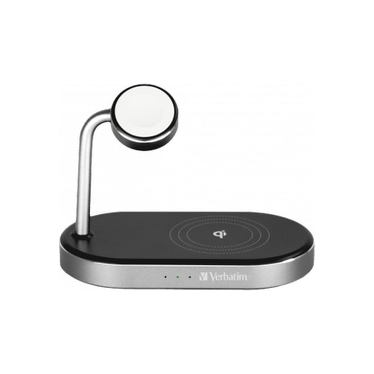 Зарядний пристрій Verbatim 3in1 Apple Watch and iPhone Charging Stand (49556) - фото 2