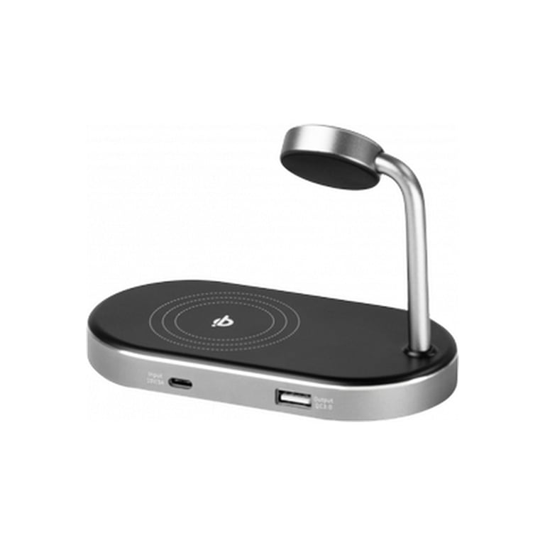 Зарядний пристрій Verbatim 3in1 Apple Watch and iPhone Charging Stand (49556) - фото 3