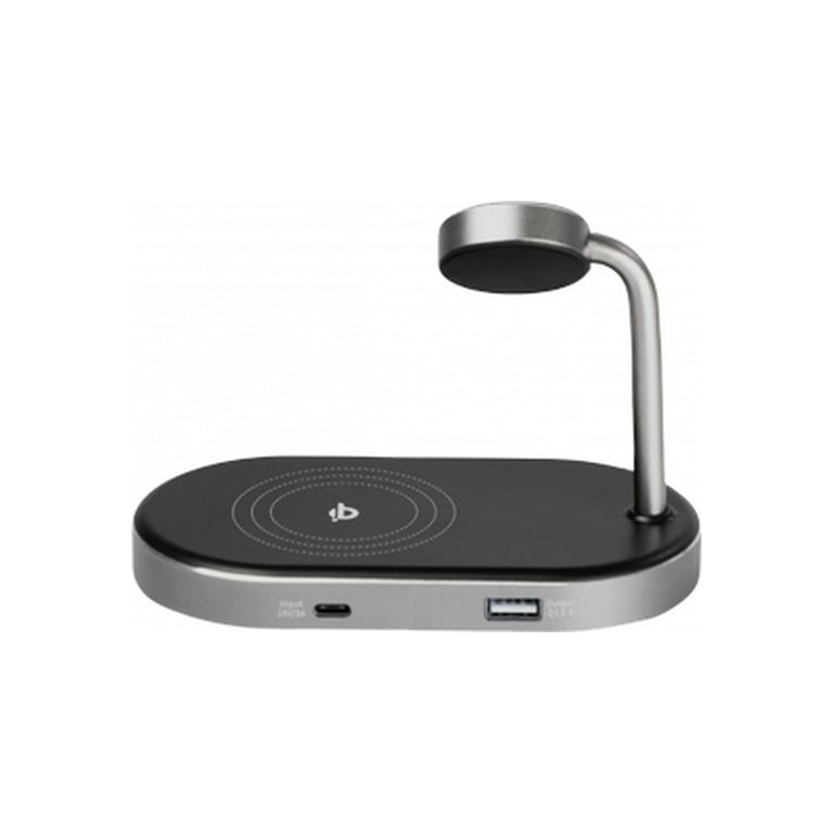 Зарядний пристрій Verbatim 3in1 Apple Watch and iPhone Charging Stand (49556) - фото 4