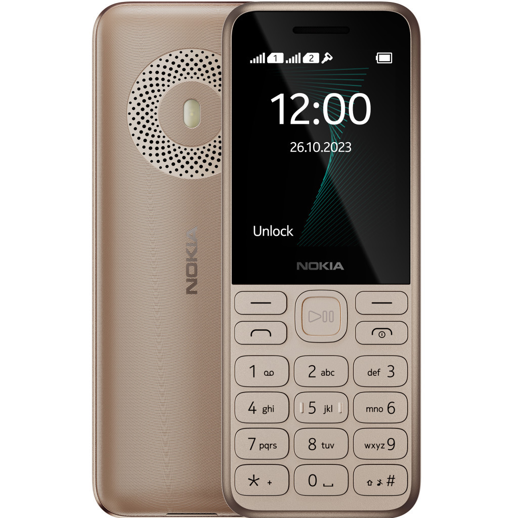 Мобільний телефон Nokia 130 DS 2023 Light Gold - фото 1