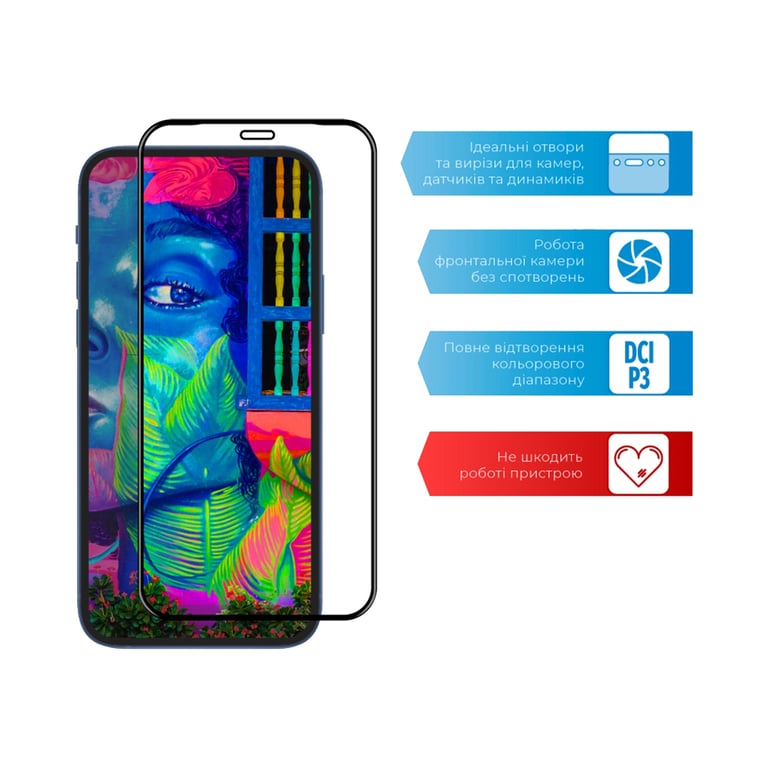 Скло захисне ACCLAB Full Glue MOTO E7 Power (1283126514395) - фото 4