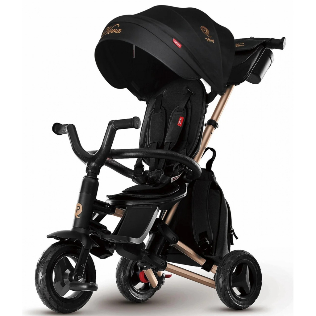 Дитячий велосипед QPlay Nova+ RubberGold складаний триколісний (S700Nova+RubberGold) - фото 1