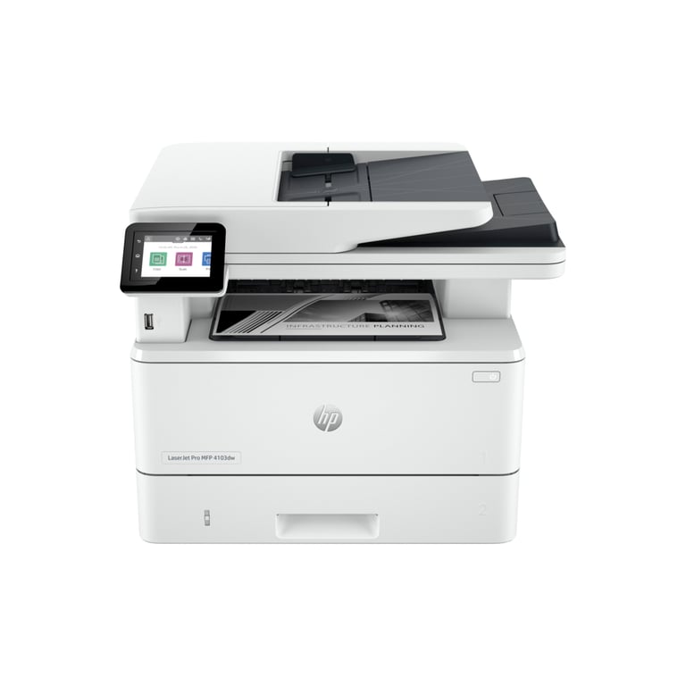 Багатофункціональний пристрій HP LaserJet Pro 4103dw з WiFi (2Z627A) - фото 1