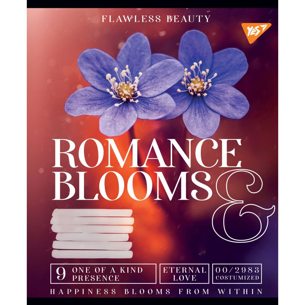 Зошит Yes А5 Romance blooms 48 аркушів, лінія (766460) - фото 4 Зошит Yes А5 Romance blooms 48 аркушів, лінія (766460) - фото 4