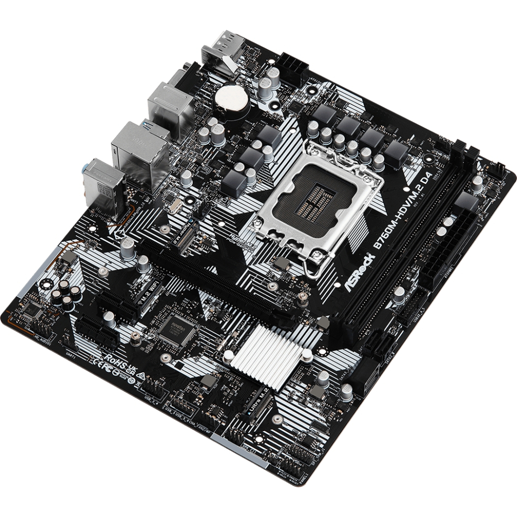 Материнська плата ASRock B760M-HDV/M.2 D4 - фото 3 Материнська плата ASRock B760M-HDV/M.2 D4 - фото 3