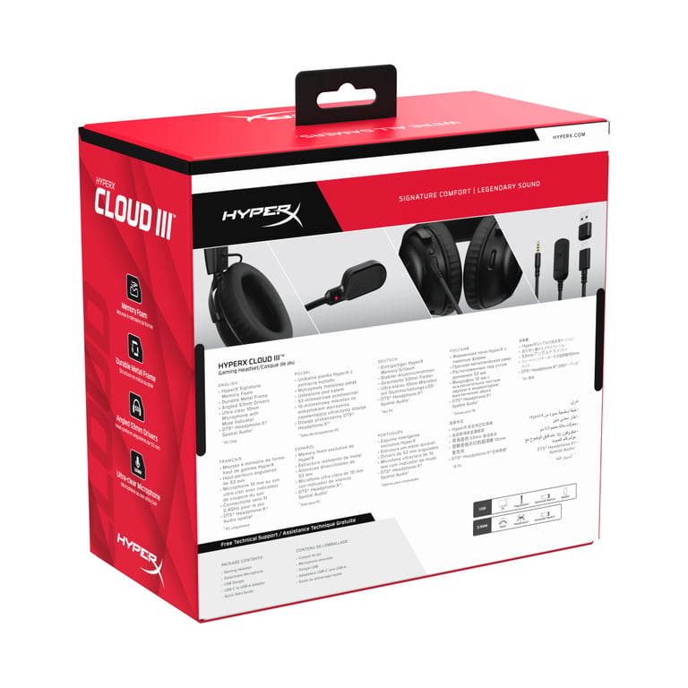 Навушники HyperX Cloud III Black (727A8AA) - фото 10