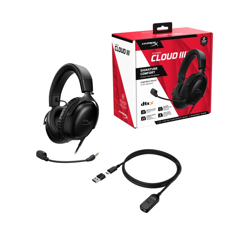 Навушники HyperX Cloud III Black (727A8AA) - фото 8