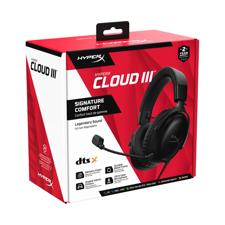 Навушники HyperX Cloud III Black (727A8AA) - фото 9