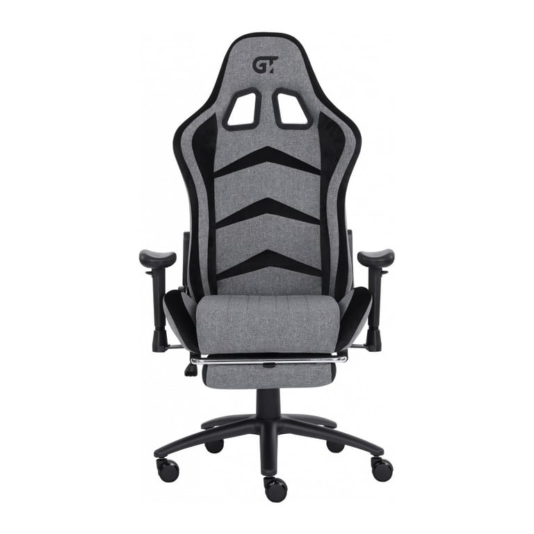 Крісло ігрове GT Racer X-2534-F Gray/Black Suede (X-2534-F Fabric Gray/Black Suede) - фото 8