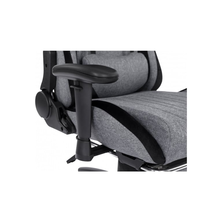 Крісло ігрове GT Racer X-2534-F Gray/Black Suede (X-2534-F Fabric Gray/Black Suede) - фото 10