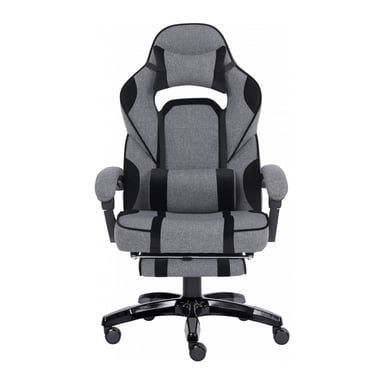Крісло ігрове GT Racer X-2749-1 Gray/Black Suede (X-2749-1 Fabric Gray/Black Suede) - фото 1