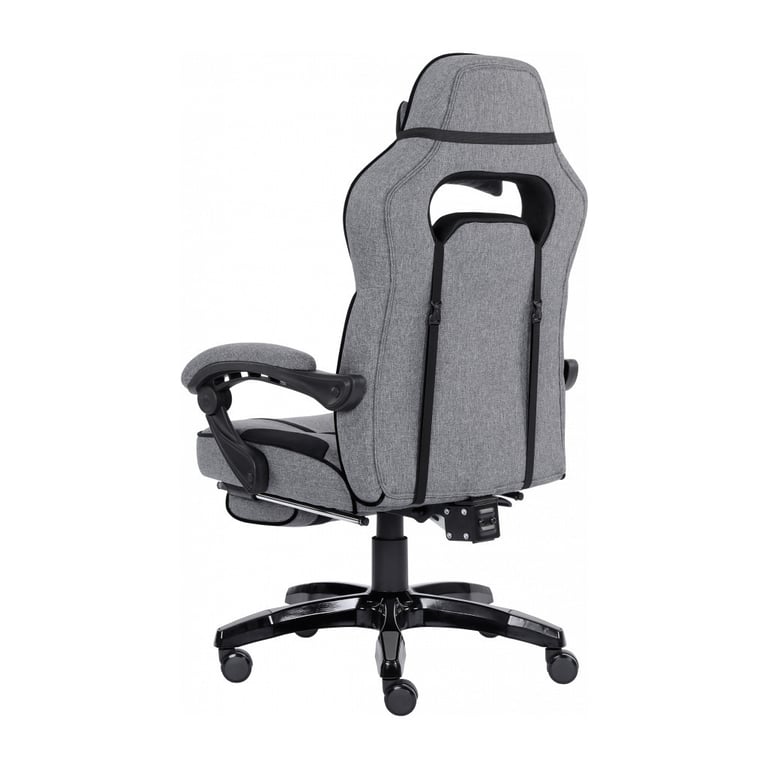 Крісло ігрове GT Racer X-2749-1 Gray/Black Suede (X-2749-1 Fabric Gray/Black Suede) - фото 5