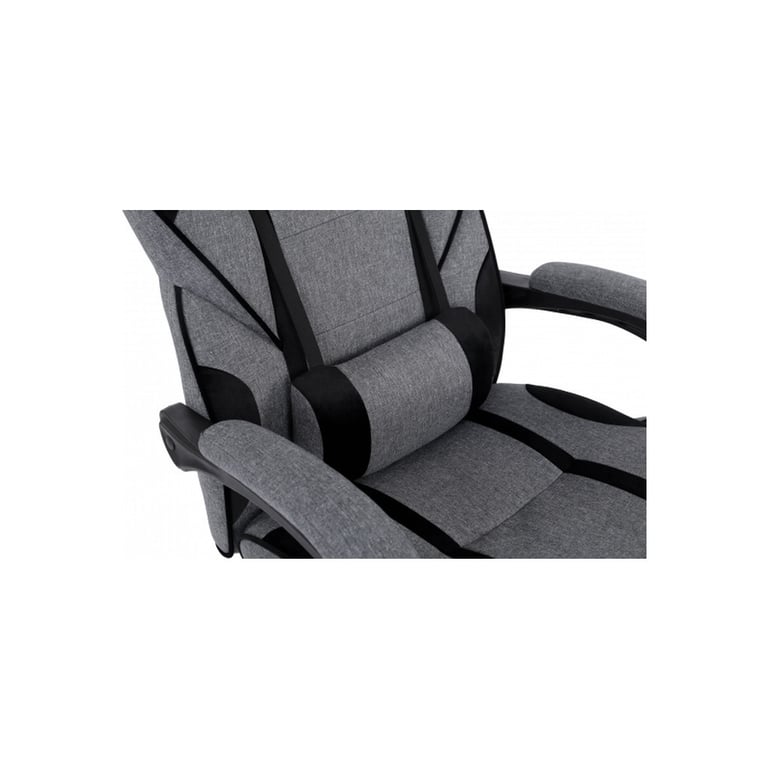 Крісло ігрове GT Racer X-2749-1 Gray/Black Suede (X-2749-1 Fabric Gray/Black Suede) - фото 8