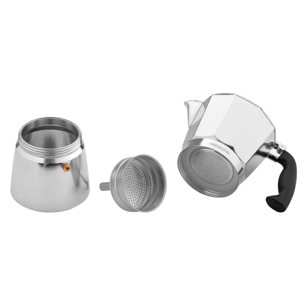 Гейзерна кавоварка Ardesto Gemini Cremona 6 чашок (AR0806AG) - фото 9 Гейзерна кавоварка Ardesto Gemini Cremona 6 чашок (AR0806AG) - фото 9