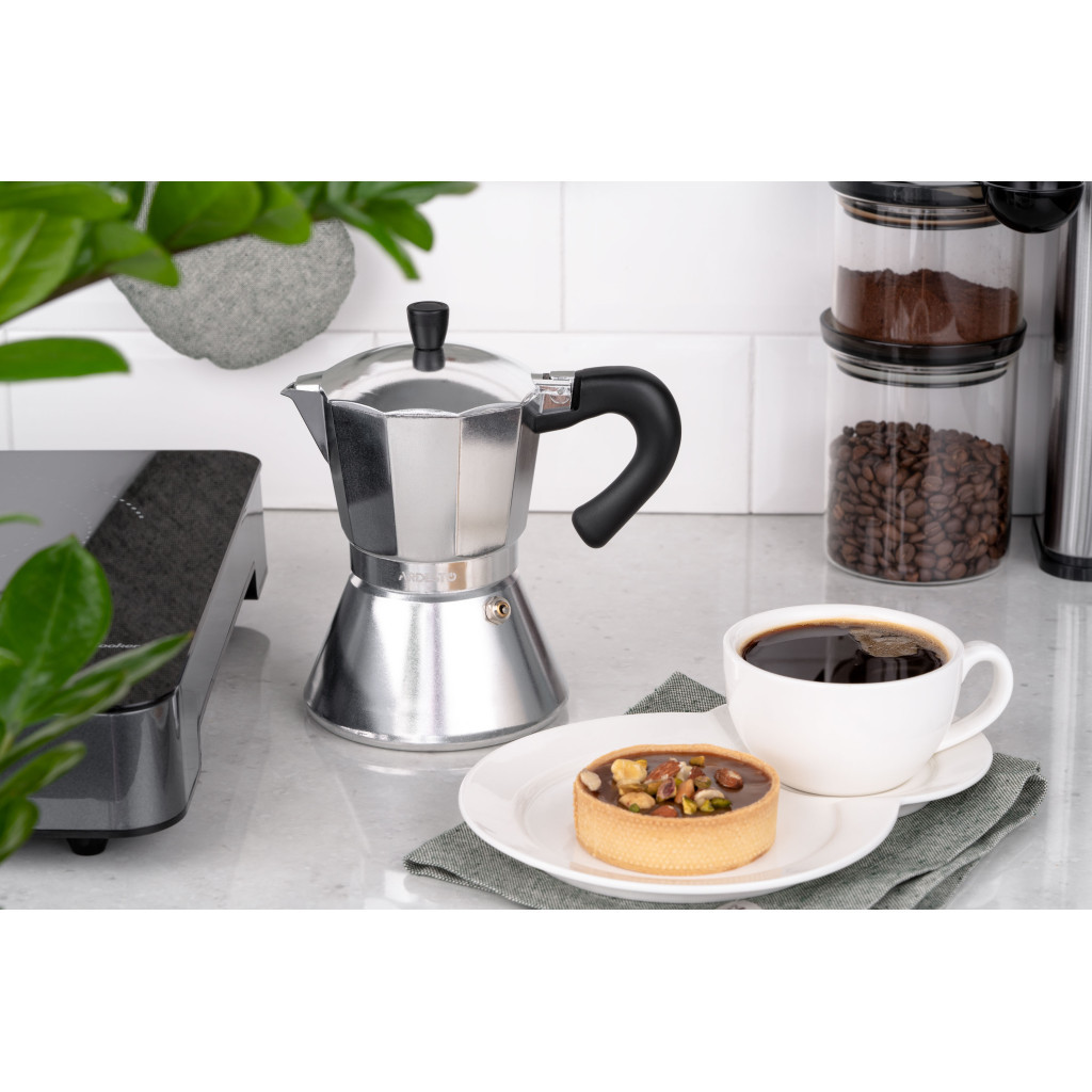 Гейзерна кавоварка Ardesto Gemini Piemonte 6 чашок (AR0806AI) - фото 2 Гейзерна кавоварка Ardesto Gemini Piemonte 6 чашок (AR0806AI) - фото 2