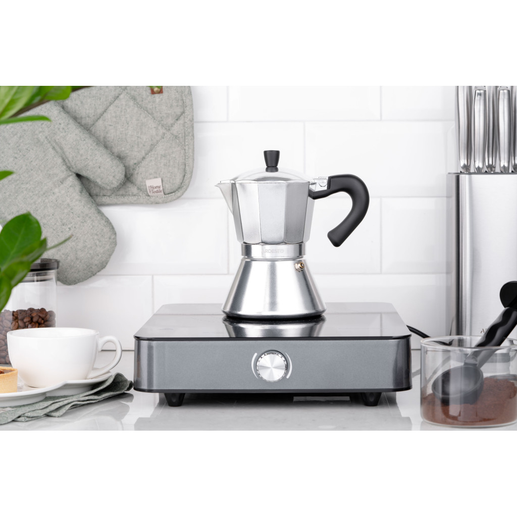 Гейзерна кавоварка Ardesto Gemini Piemonte 6 чашок (AR0806AI) - фото 3 Гейзерна кавоварка Ardesto Gemini Piemonte 6 чашок (AR0806AI) - фото 3