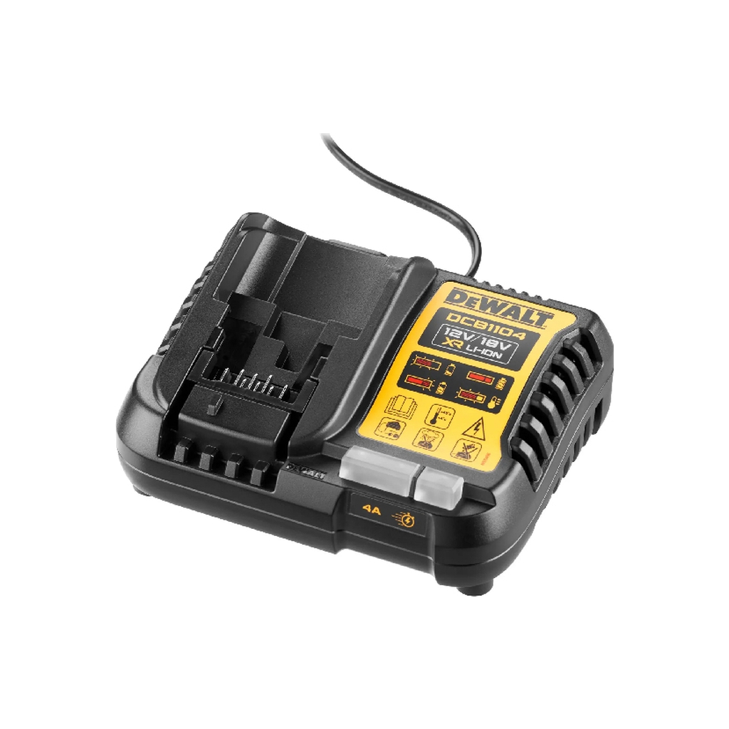 Зарядний пристрій для акумуляторів інструменту DeWALT 12v/18V, 4A (DCB1104) - фото 1