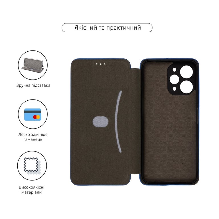 Чохол до мобільного телефона Armorstandart G-Case Xiaomi Redmi 12 4G Blue (ARM66541) - фото 3
